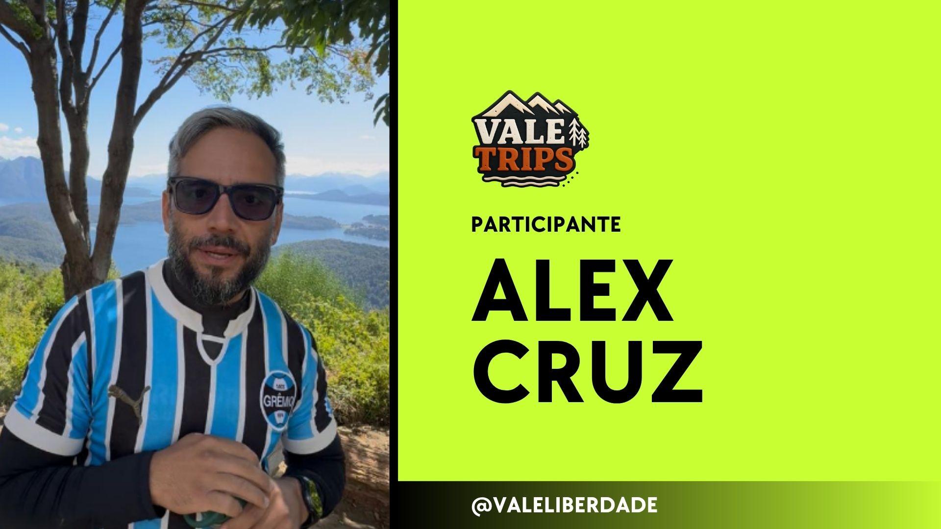 Alex Cruz, participante do Vale Trips