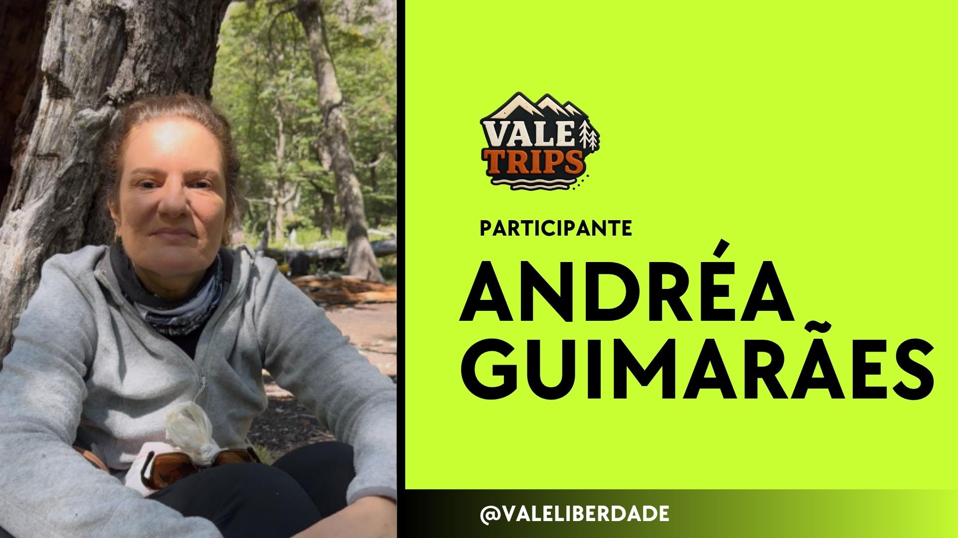 Andréa Guimarães, participante do Vale Trips