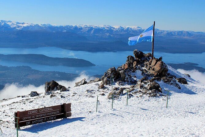 Mapa das pistas de esqui do Cerro Catedral Bariloche mostrando diferentes níveis e áreas
