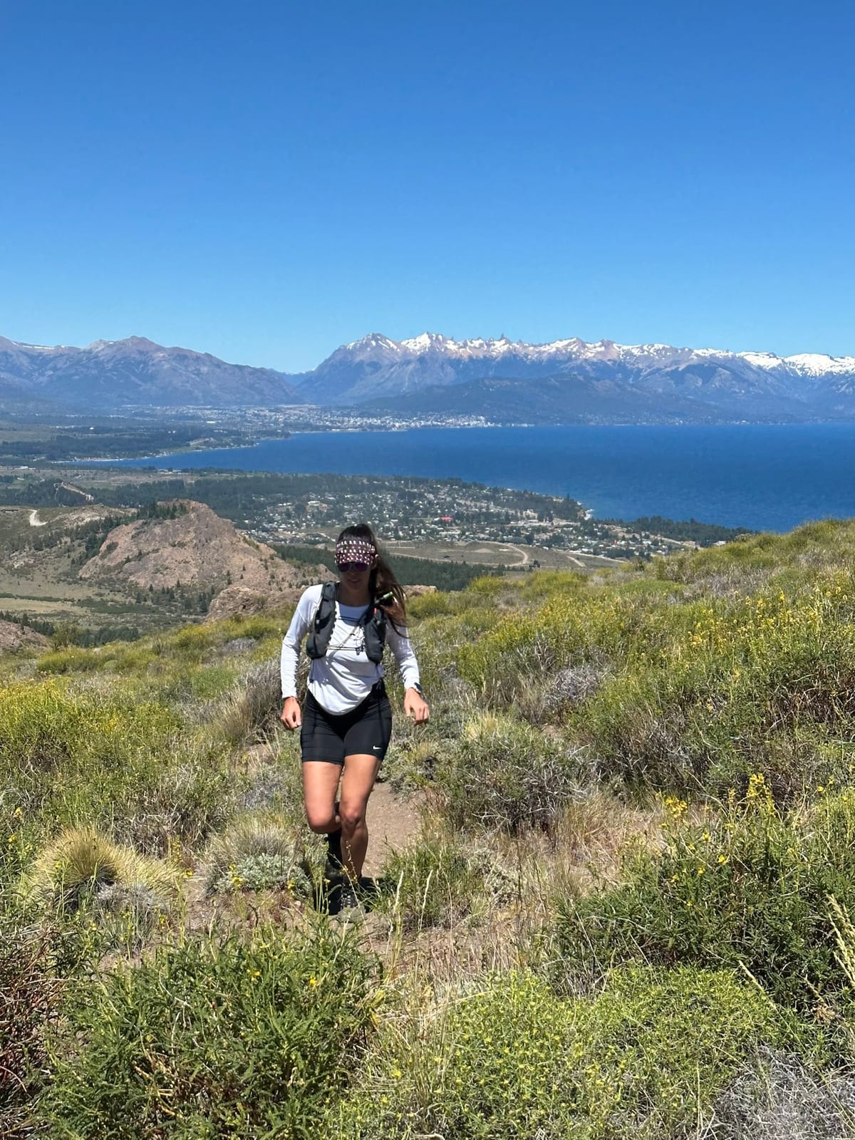 Vista de Bariloche, do lago e das montanhas, ideal para planejar o roteiro
